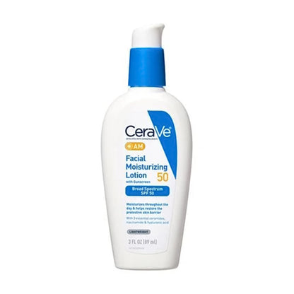 CeraVe® AM Facial Moisturizer with Sunscreen 3 oz. Bottle Unscented Lotion (1253469_EA)
