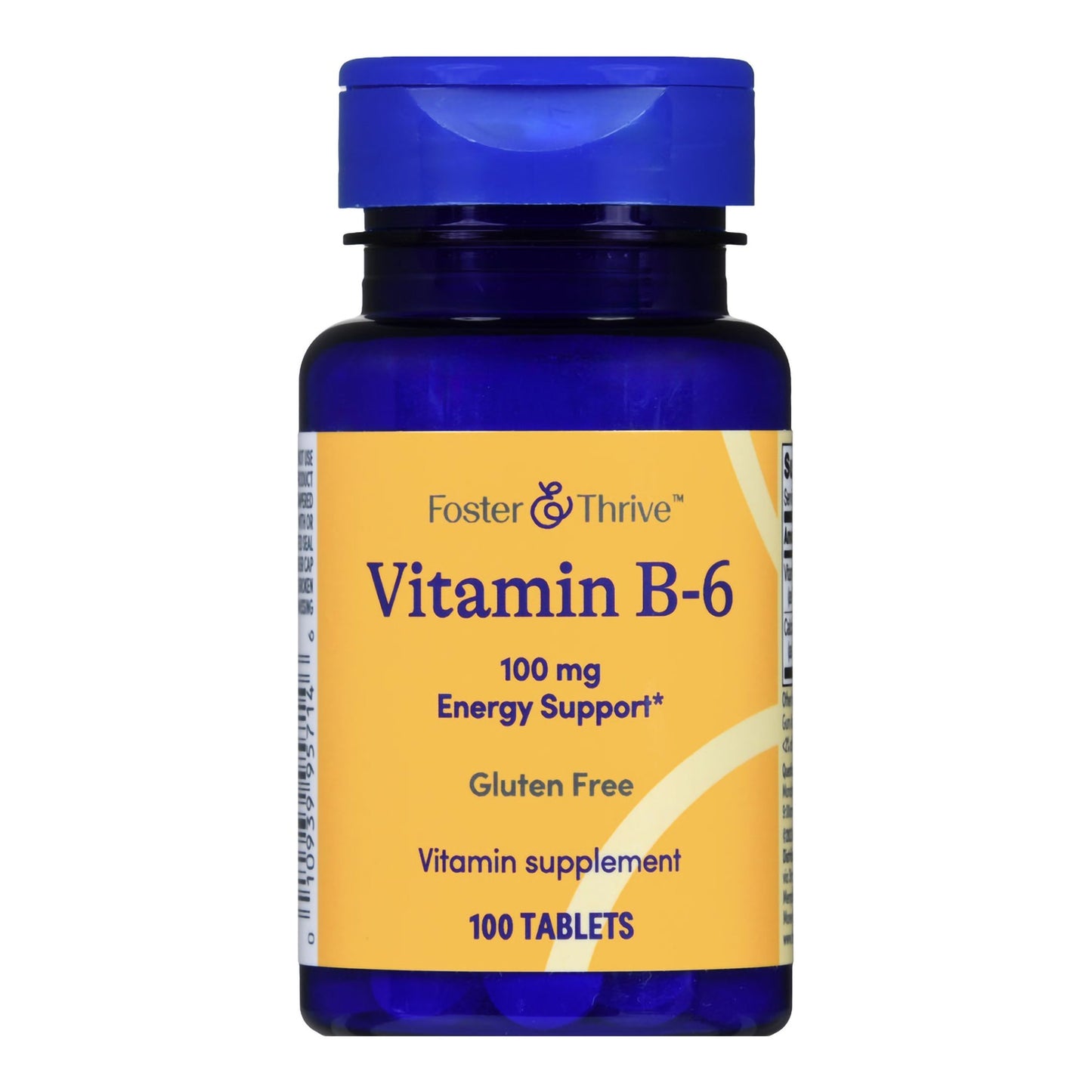 Foster & Thrive™ Vitamin Supplement Vitamin B6 100 mg Strength Tablet 100 per Bottle (1238899_BT)