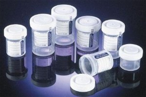 Samco™ Wide-Mouth Bio-Tite™ Specimen Container 53 mm Opening 90 mL (3 oz.) Screw Cap Patient Information Sterile (777068_CS)
