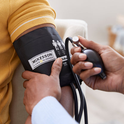 McKesson LUMEON™ Reusable Blood Pressure Cuff and Bulb 23 to 40 cm Arm Nylon Cuff Adult Cuff (803206_BX)