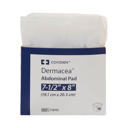 Dermacea™ Abdominal Pad 7-1/2 X 8 Inch Sterile 1 per Pack (566396_TR)