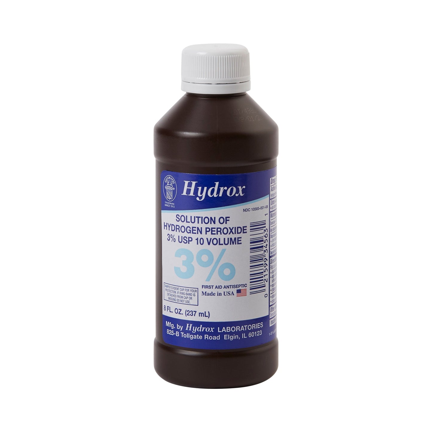 McKesson Brand Antiseptic Hydrogen Peroxide Topical Liquid 8 oz. Bottle (557335_CS)