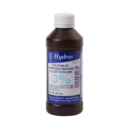McKesson Brand Antiseptic Hydrogen Peroxide Topical Liquid 8 oz. Bottle (557335_CS)