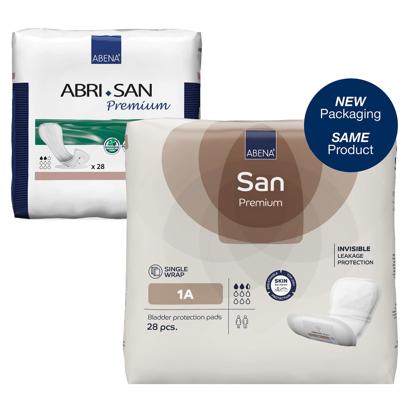 Abri-San™ Premium Bladder Control Pad 11 Inch Length Light Absorbency Fluff / Polymer Core Level 1A (938077_BG)