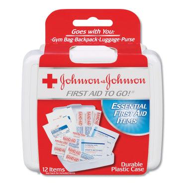 Johnson and Johnson to Go First Aid Kit Plastic Case (1228778_EA)