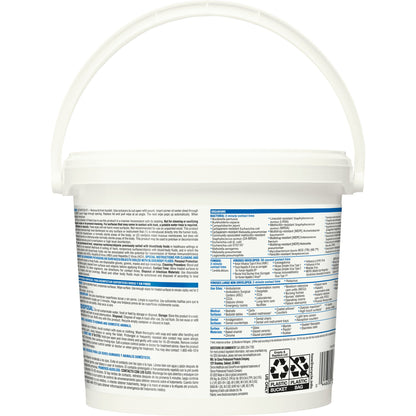 Clorox Healthcare® VersaSure™ Premoistened Quaternary Based Manual Pull Wipe 110 Count Pail Scented NonSterile (1110730_CS)