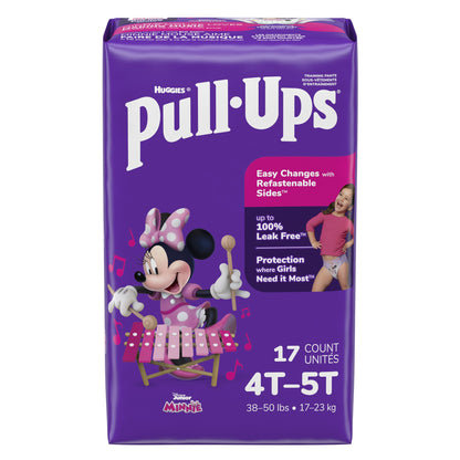 Pull-Ups® Female Toddler Training Pants Size 4T to 5T Disposable Moderate Absorbency (1160321_PK)
