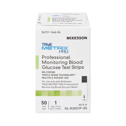 McKesson TRUE METRIX® PRO Blood Glucose Test Strips 50 Strips per Pack (960298_BX)