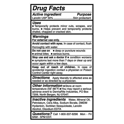 Lantiseptic® Dry Skin Therapy Skin Protectant 4 oz. Tube Lanolin Scent Cream (892681_CS)