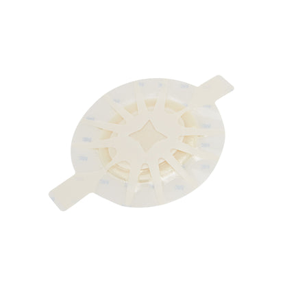 3M™ Tegaderm™ High Performance Foam Dressing 4 X 4-1/2 Inch With Border Film Backing Acrylic Adhesive Oval Sterile (465141_CS)