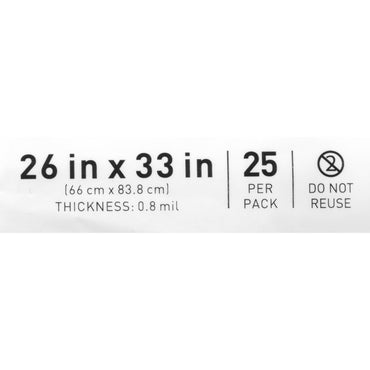 McKesson Hot Water Soluble Laundry Hamper Bag 20 to 25 gal. 26 X 33 Inch Disposable (1147893_CS)