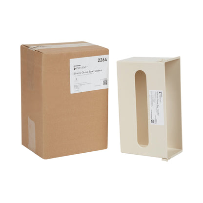 McKesson Prevent® Glove Box Holder Vertical Mounted 1-Box Capacity Putty 3-7/8 X 6-1/2 X 11 Inch Plastic (855129_EA)