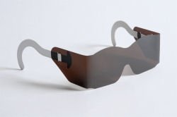 Easy Eyes Post Mydriatic Glasses Bronze Tint Film Lens Over Ear Adult (630759_BX)