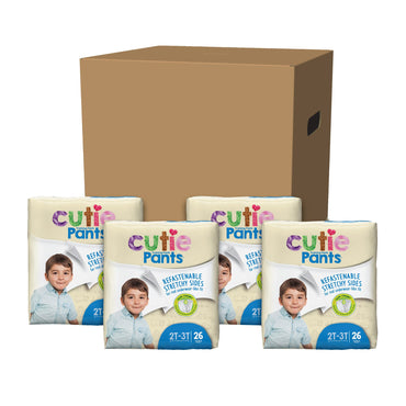 Cutie Pants® Male Toddler Training Pants Size 2T to 3T Disposable Heavy Absorbency (831574_CS)