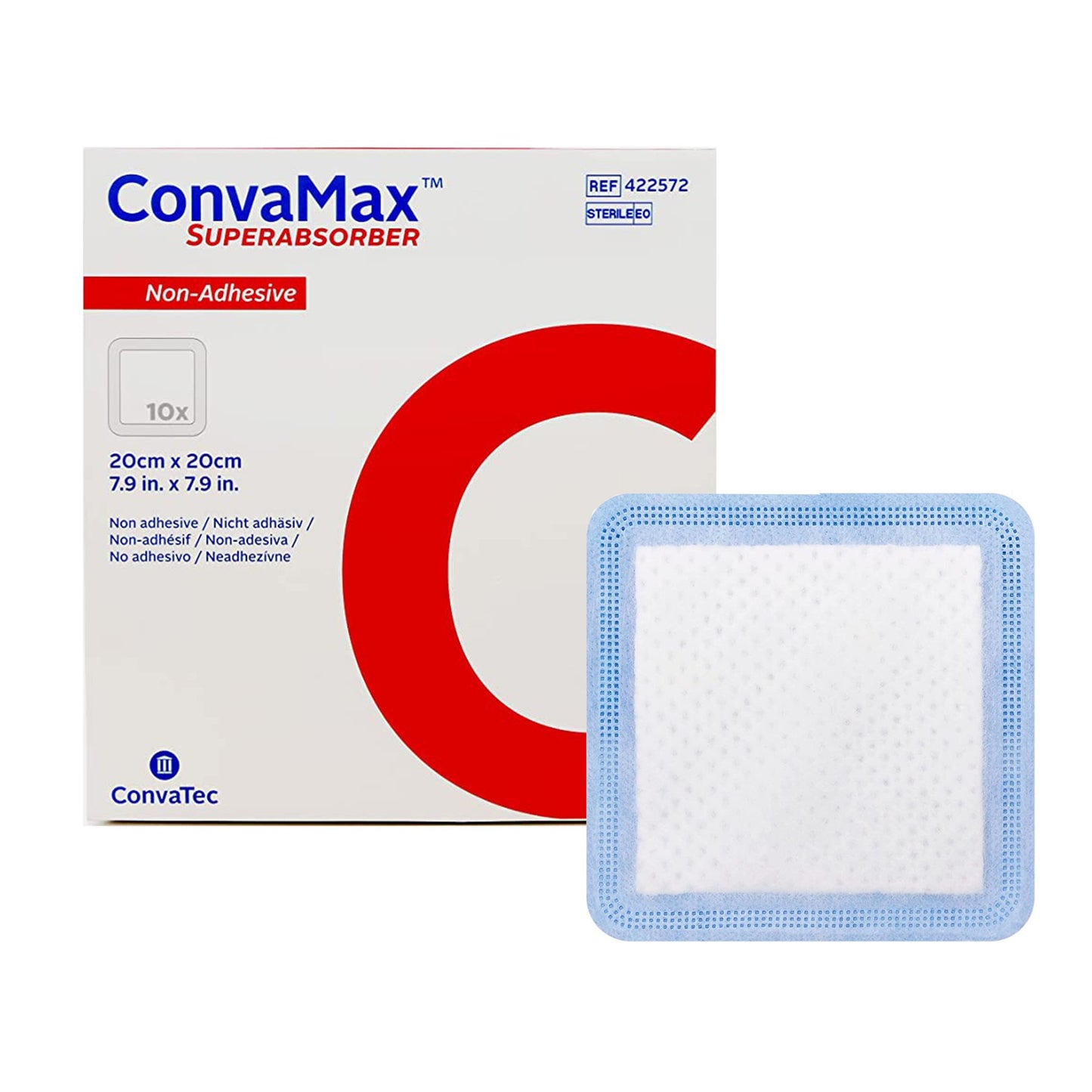 ConvaMax™ Superabsorber Super Absorbent Dressing 8 X 8 Inch Square (1184614_EA)