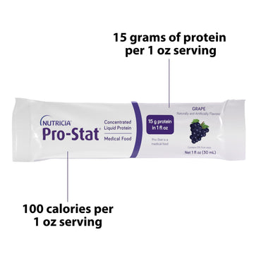 Pro-Stat® Oral Supplement Grape Flavor Liquid 1 oz. Individual Packet (919031_PK)