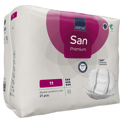 Abena® San Premium Incontinence Liner 14.5 X 28.7 Inch Heavy Absorbency Fluff / Polymer Core Size 11 (1218223_PK)