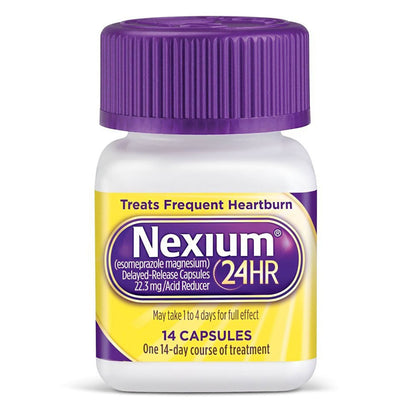 Nexium 24 HR Antacid 20 mg Strength Capsule 14 per Bottle (1010193_PK)