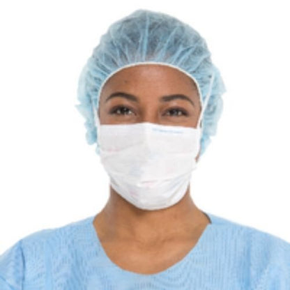FluidShield Surgical Mask ASTM Level 2 Tie Closure One Size Fits Most (1018183_BX)
