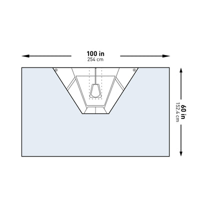 McKesson Orthopedic Drape Heavy-Duty Shoulder Arthroscopy Drape 100 W X 60 L Inch Sterile (1101304_PK)