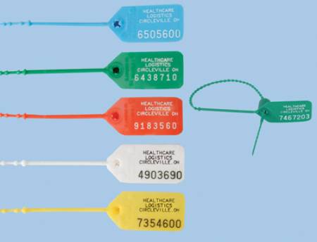 Health Care Logistics Pull-Tight Seal Numbered Yellow Polypropylene 9 Inch (350661_PK)