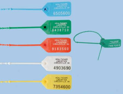Health Care Logistics Pull-Tight Seal Numbered Yellow Polypropylene 9 Inch (350661_PK)