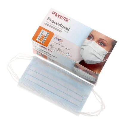 SPS Medical Supply Procedure Mask ASTM Level 2 earloops One Size Fits Most (976622_BX)