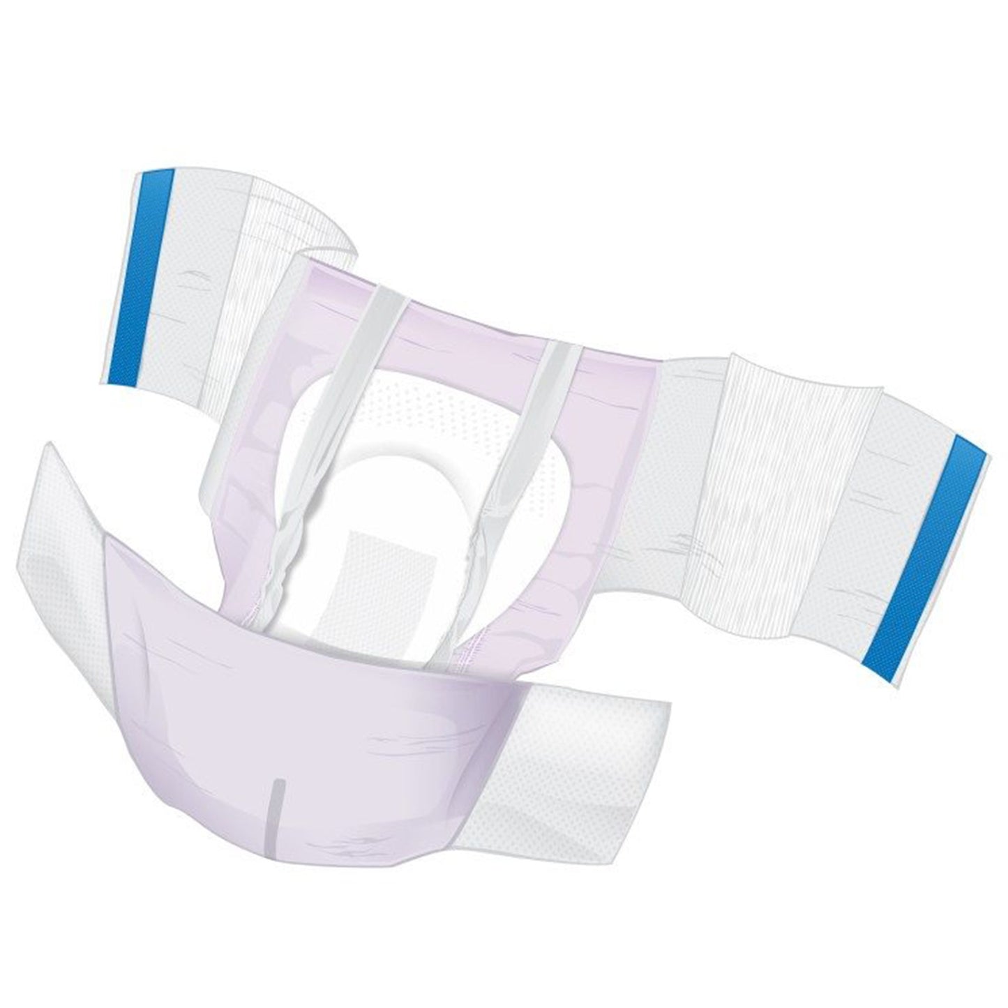 Wings™ Plus Unisex Adult Incontinence Brief Size 1 Disposable Heavy Absorbency (1214301_BG)