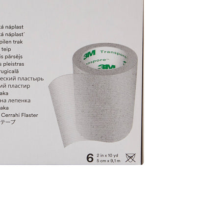 3M™ Transpore™ Medical Tape Transparent 2 Inch X 10 Yard Plastic NonSterile (5764_BX)