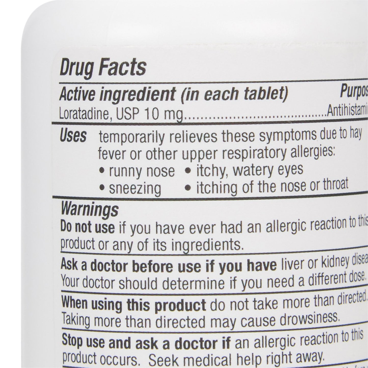 Geri-Care® Allergy Relief 10 mg Strength Tablet 90 per Bottle (689195_CS)