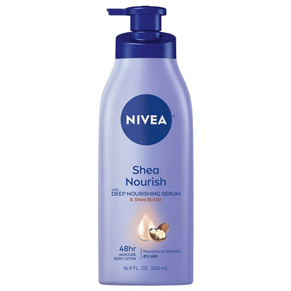 Nivea® Shea Daily Moisture Hand and Body Moisturizer 16.9 oz. Pump Bottle Scented Lotion (1231868_EA)