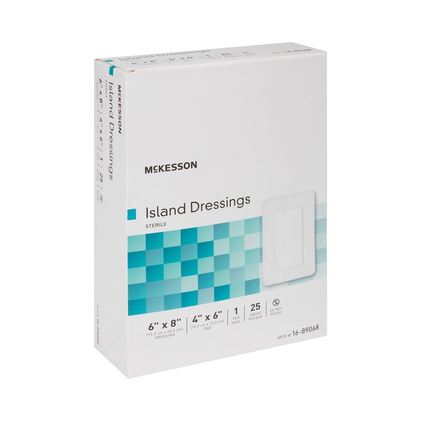 McKesson Island Dressing 6 X 8 Inch Rectangle Sterile (488926_CS)