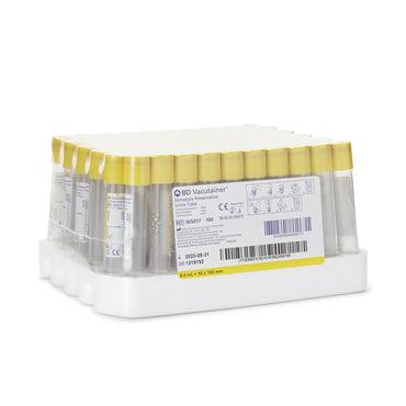 BD Vacutainer® Urinalysis Tube Chlorhexidine / Ethyl Paraben / Sodium Propionate Additive 8 mL BD Hemogard™ Closure Polyethylene Terephthalate (PET) Tube (801750_CS)