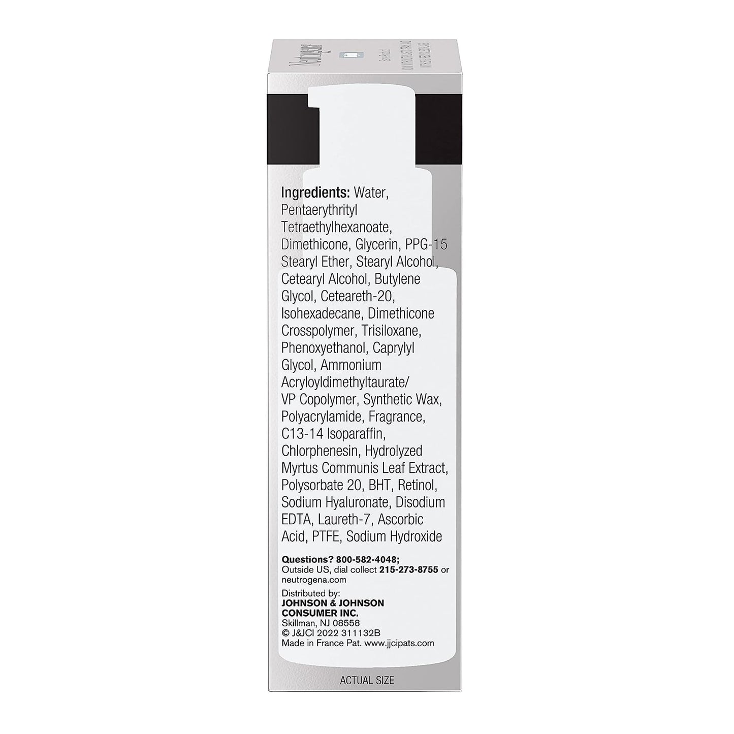 Neutrogena® Rapid Wrinkle Repair® Night Facial Moisturizer 1 oz. Pump Bottle Unscented Lotion (1228810_EA)