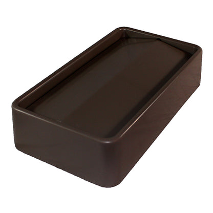 Impact® Thin Bin® 23 Gallon Swingtop Lid, 4/Case, Brown (IMP7024-4)
