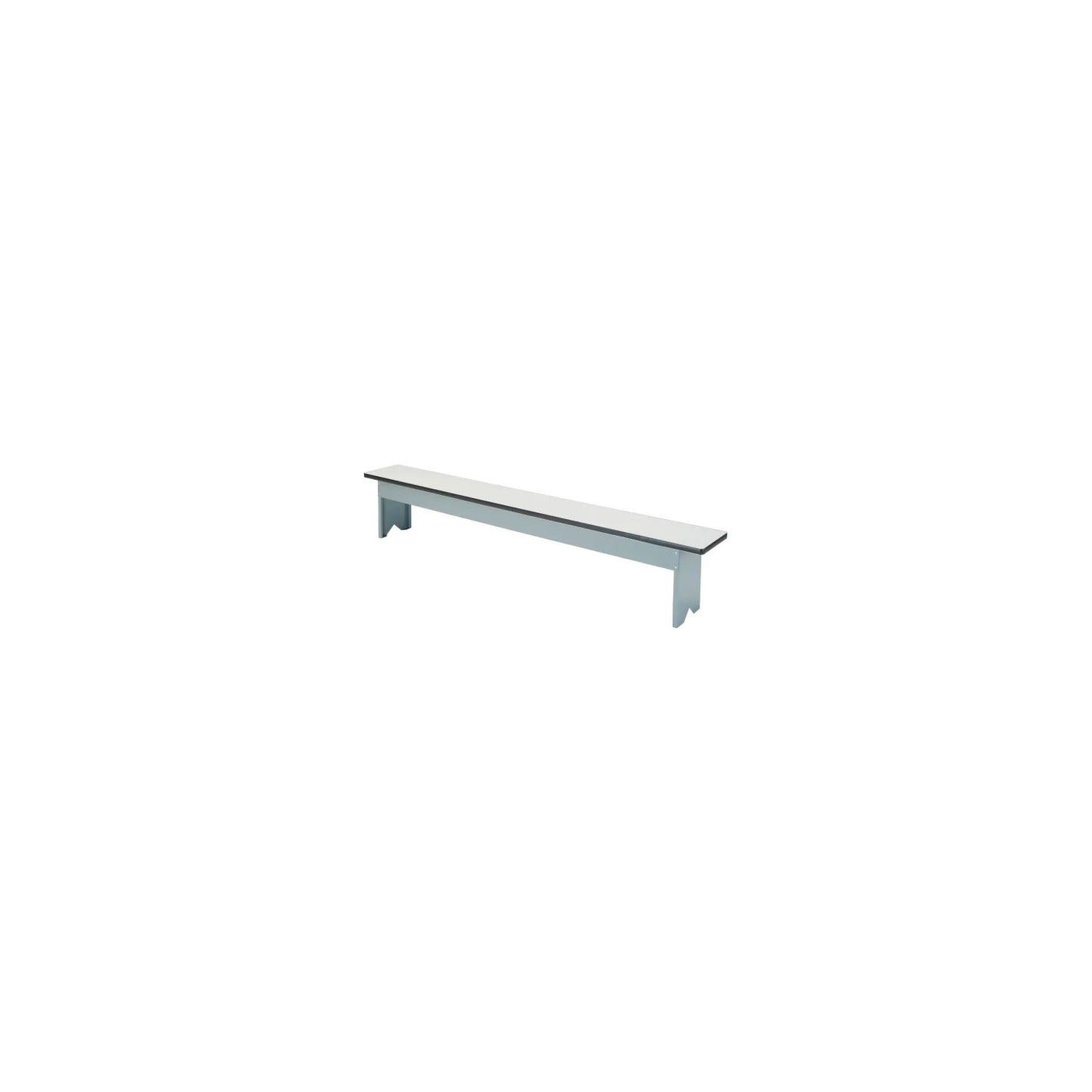 Global Industrial Locker Room Bench, Laminate Top with Steel Base, 72 x 12 x 18 (WB702908)