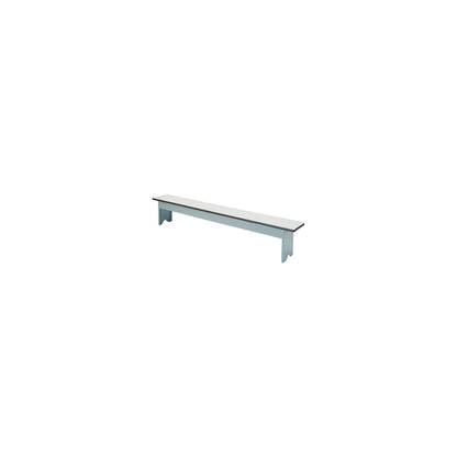 Global Industrial Locker Room Bench, Laminate Top with Steel Base, 72 x 12 x 18 (WB702908)