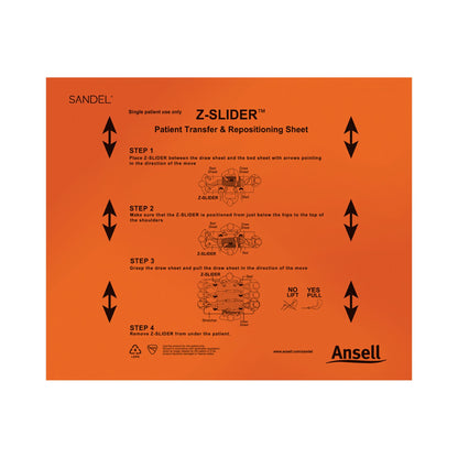 Z-Slider™ Transfer Sheet Orange 33 X 39 Inch Without Handles (663441_CS)