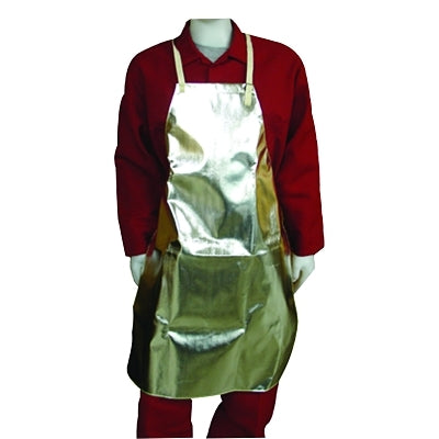 Stanco Aluminized Fabric Aprons, 24 in X 36 in, Aluminized Rayon (703-AR36B)