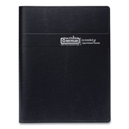 house-of-doolittle-recycled-weekly-appointment-book-ruled-without-appointment-times-num-hod25802_3
