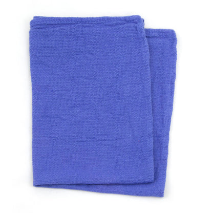 SpaceWorks® New Huck Towels, Rinsed, Spaceworks®, Blue, 50lb Box (HOS70401-50-SW)