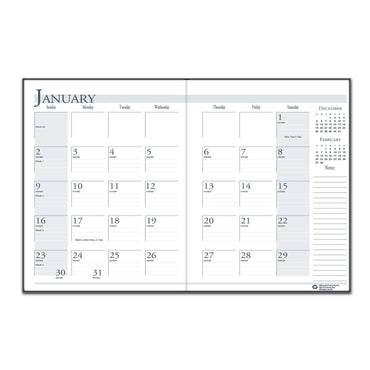 house-of-doolittle-recycled-ruled-14-month-planner-with-leatherette-cover-num-hod260602_2