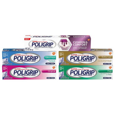 Super Poligrip® Original Denture Adhesive Cream 2.4 oz. (341486_EA)