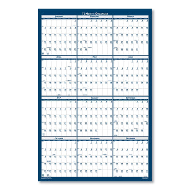 house-of-doolittle-recycled-poster-style-reversible-erasable-yearly-wall-calendar-num-hod3962_2