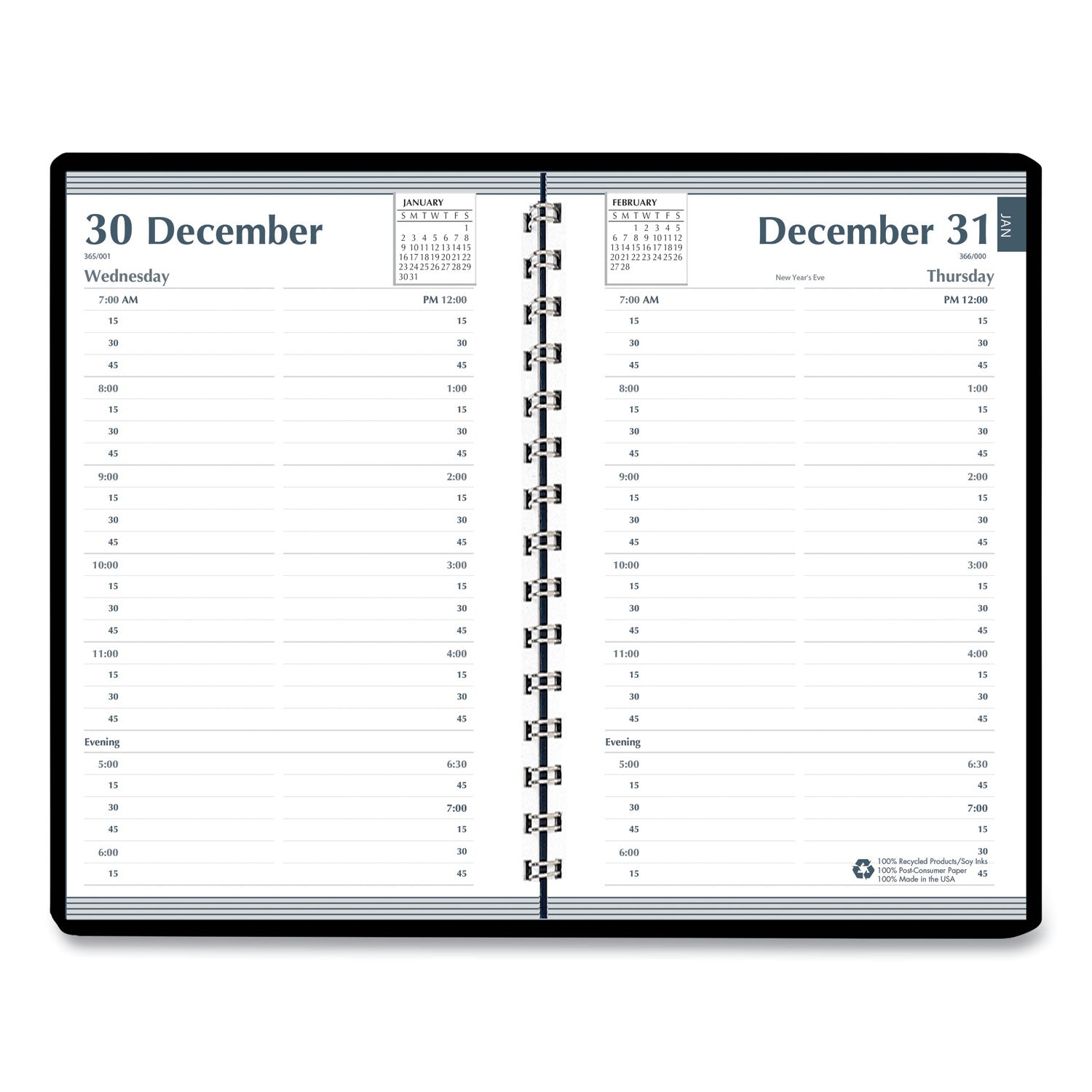 house-of-doolittle-memo-size-daily-appointment-book-with-15-minute-schedule-num-hod28802_2
