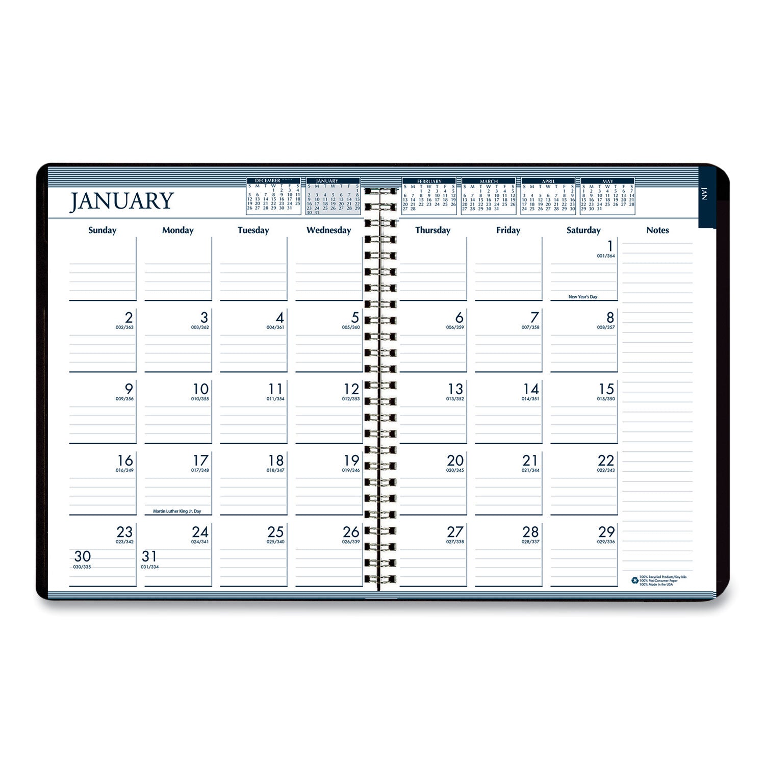 house-of-doolittle-recycled-wirebound-weekly-monthly-planner-num-hod28302_2
