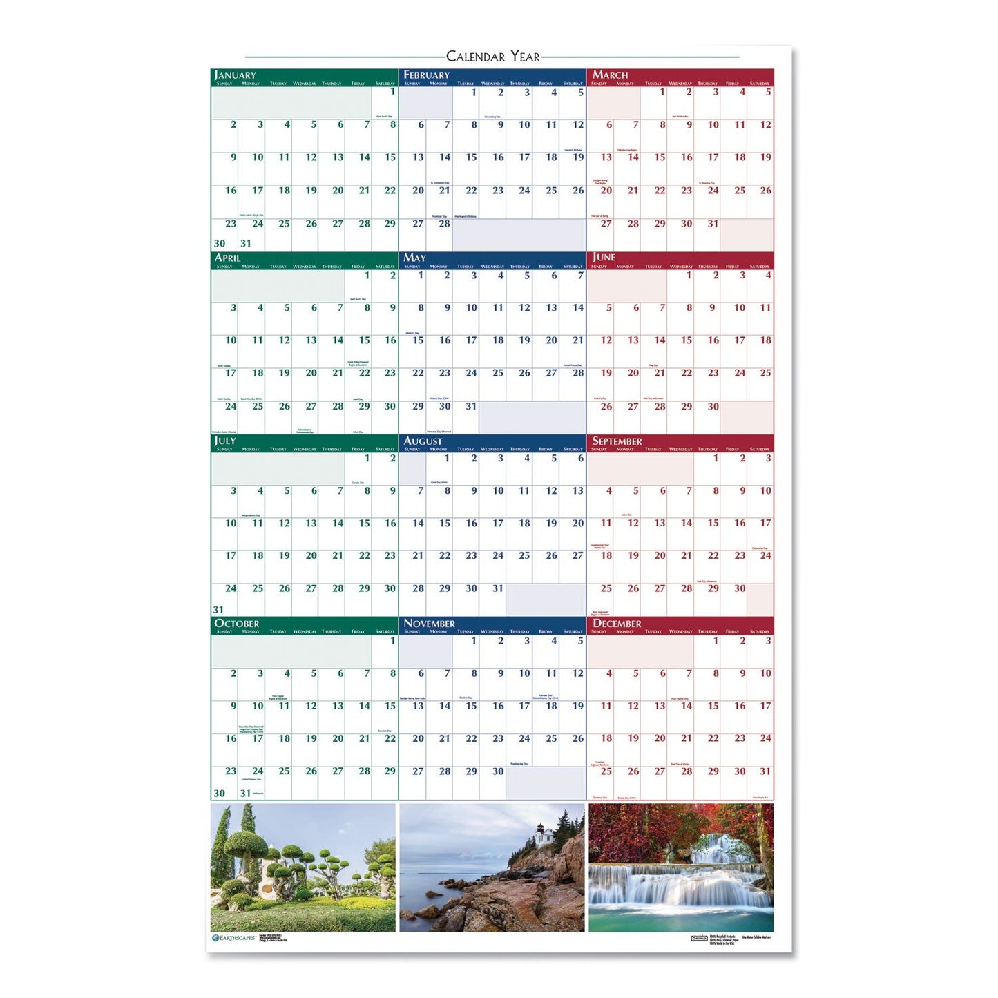 house-of-doolittle-earthscapes-recycled-reversible-erasable-yearly-wall-calendar-num-hod3931_2