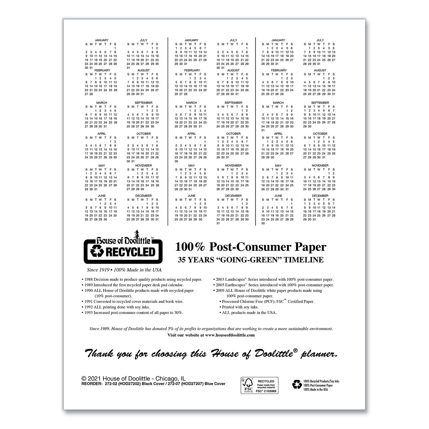 house-of-doolittle-recycled-professional-weekly-planner-num-hod272002_4