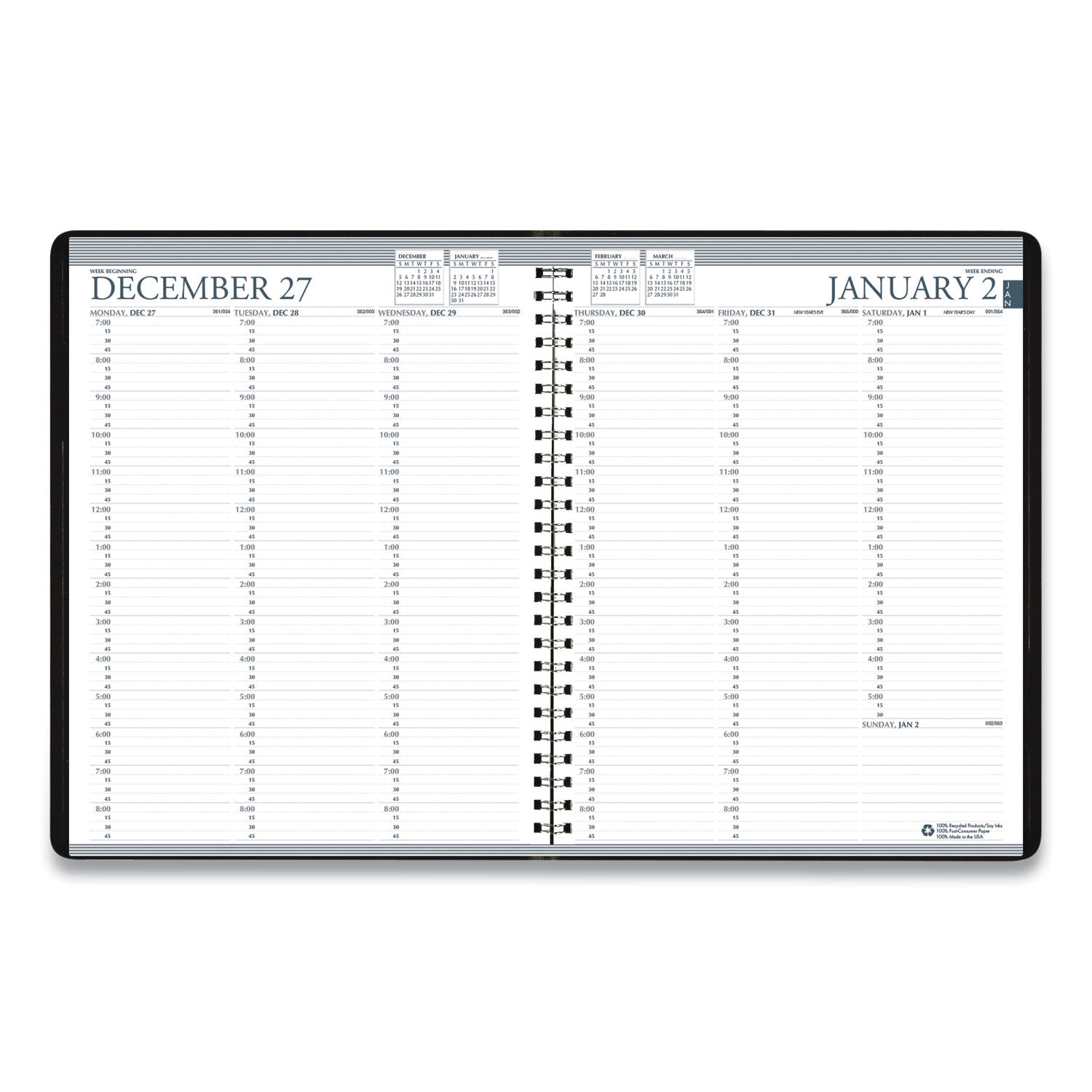 house-of-doolittle-recycled-professional-weekly-planner-num-hod27207_2