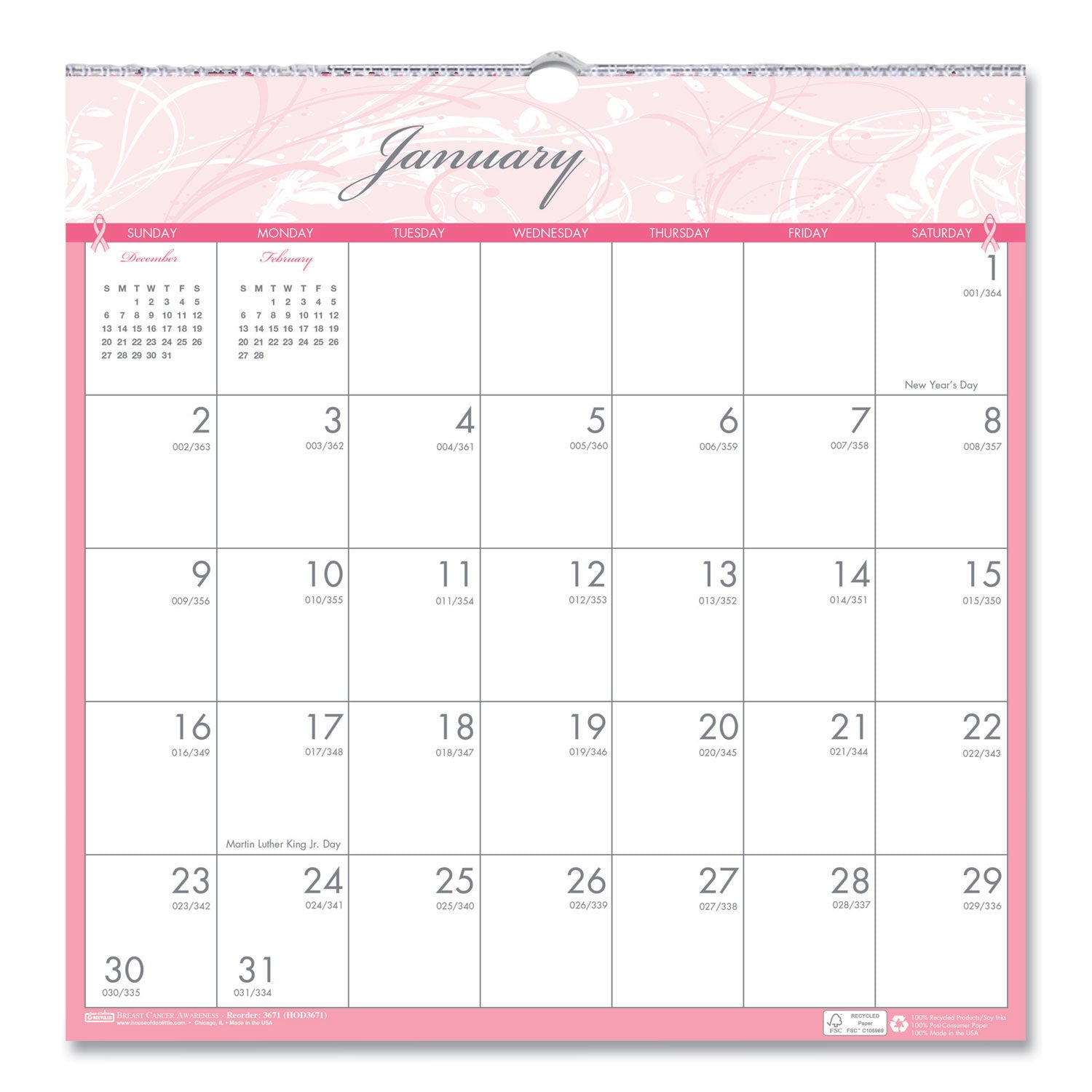 house-of-doolittle-recycled-monthly-wall-calendar-num-hod3671_1